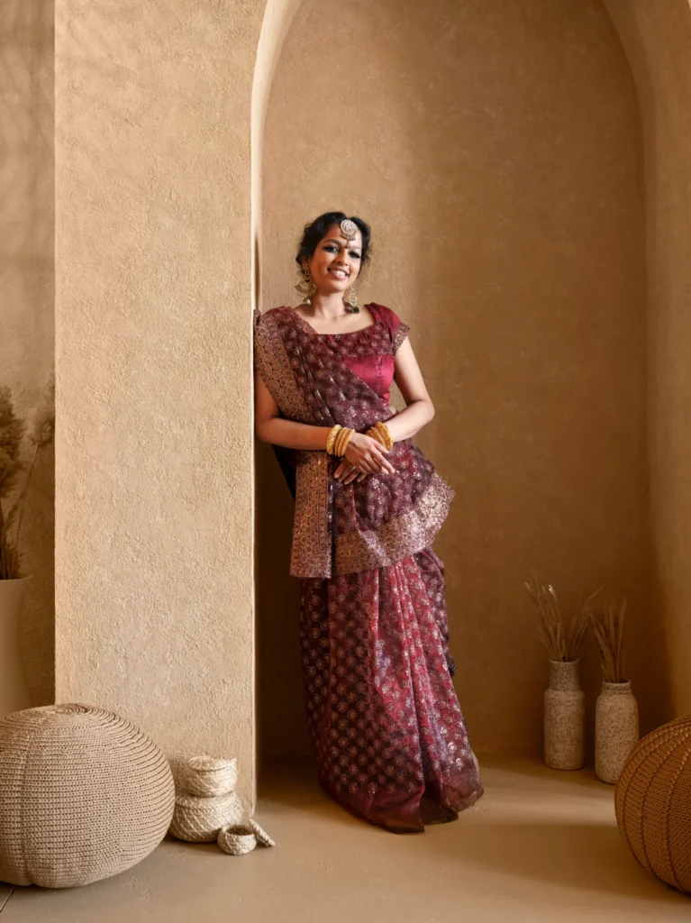 South Indian Bridal Drapes