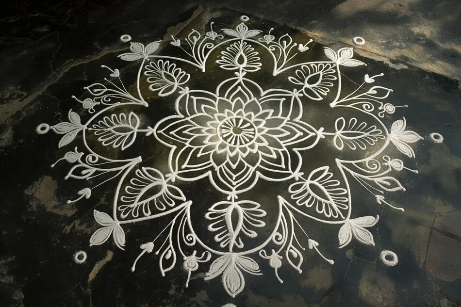 Traditional Wedding Rangoli Designs