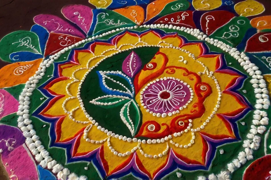 Traditional Wedding Rangoli Designs