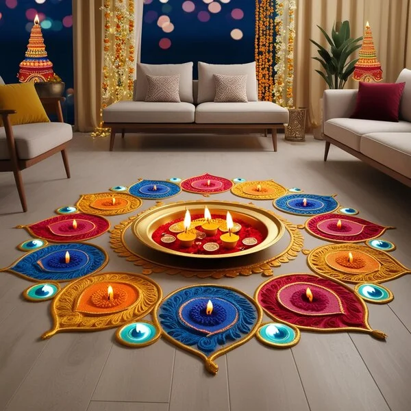 Traditional Wedding Rangoli Designs