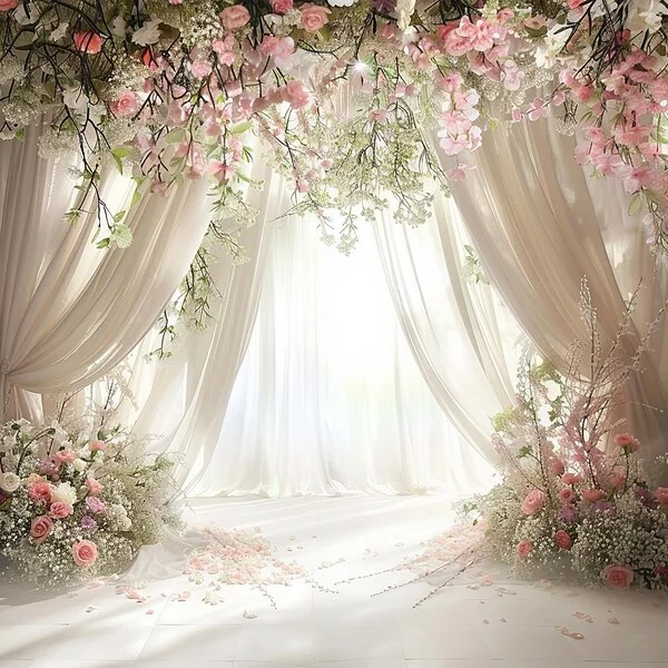 Floral Decor Ideas - Floral Backdrops