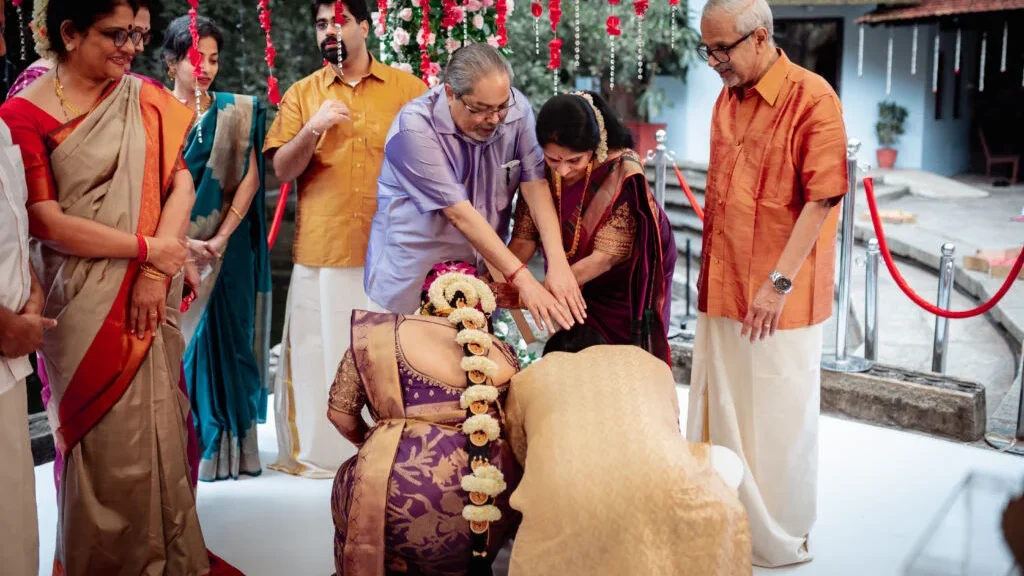Post-Wedding Tradition in South Indian Culture - Family Rituals and Blessings from Elders