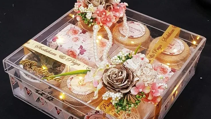 Wedding Gift Packing Idea - Acrylic Box with LED Lights