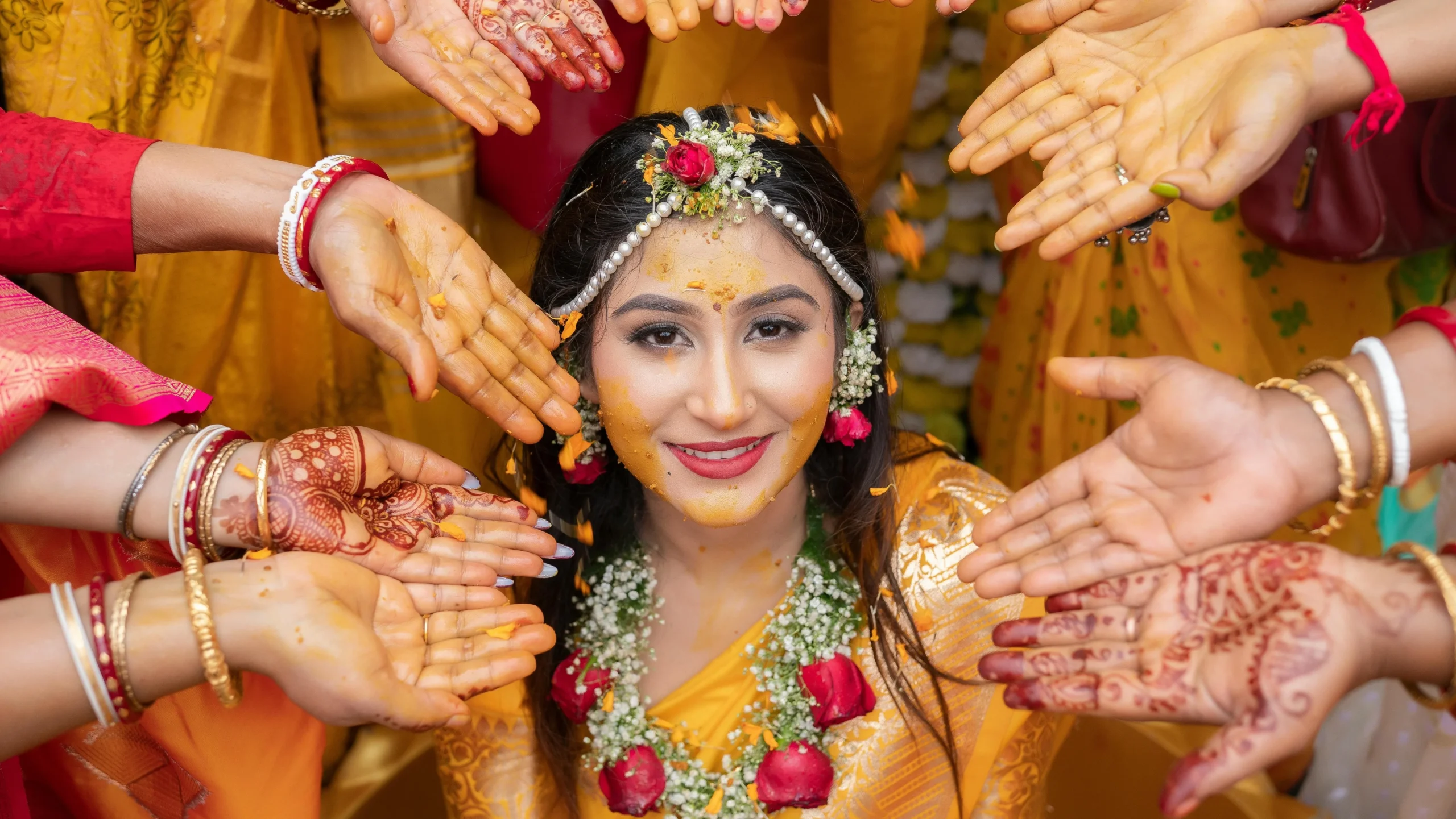 Hindu Wedding Ritual - Haldi Ceremony