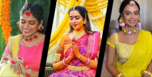 handmade flower jewellery for Haldi